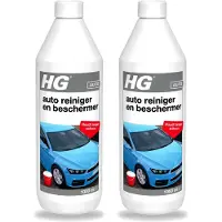 Hg 2 x - Autoreiniger & Beschermer - Houdt Langer Schoon - 50 tot 60 Wasbeurten - 1L - Voordeelverpakking - 2 stuks