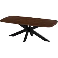 Giga Meubel Salontafel Jaimy Walnoot Deens Ovaal 100cm