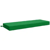 vidaXL Rugkussen SOEST 100% Polyester Groen 120 x 40 x 10 cm