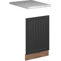 Vicco Frontpaneel Fame-Line Donkergrijs/Goudkleurig Eiken 45 cm, WB Marmer, Model 56884