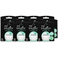 Wilkinson 12 x – Scheermesjes – Intuition Dry Skin Sensitive Care – 3 Scheermesjes - Voordeelverpakking - 12 stuks
