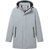 Local Fanatic Lange Jas - Winterjas Heren Waterdicht - Parka Heren Winterjas - Herenjas - GS18766 - Wit
