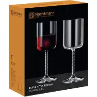 Nachtmann Bossa Nova Edition wijnglas, set van 2, rodewijnglas, cocktailglas, kristalglas, 435 ml, 106688