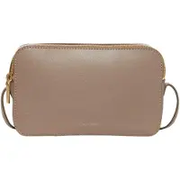 Calvin Klein Foil Logo Elongated Crossover Desert Taupe Maat: OS | Schoudertassen Outlet | Dames | Beige