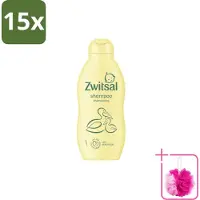 Zwitsal 15 x – Shampoo – Mild & Verzorgend – 200 ml - Bulkverpakking - Baby shampoo - Douchemop - baby shampoo