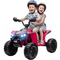 AIYAPLAY Electric Ride-on Car-Metall, Kunststoff-106L x 63B x 76H cm-Rosa