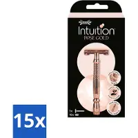 Wilkinson Sword 15 x Sword - Scheermes - Intuition Rose Gold - Luxe - 10 mesjes - Voordeelverpakking - 15 stuks