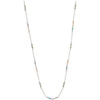Alisia AL4931-ORO GOLD-PLATED KETTING MET GEKLEURDE KRALEN 1 STUK