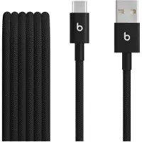 Apple Beats USB-A naar USB-C gevlochten kabels (1,5 meter) - Bolt Zwart (2-pack)