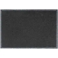Hamat Eco-Clean+ Dark Grey 50 x 120 cm - Wasbare Droogloopmat - Schoonloopmat Binnen - Polyamide - 30°C