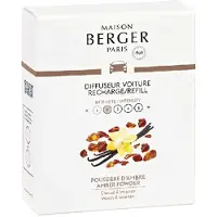 Maison Berger Autoparfum Navulling Poussière D'Ambre 2 Stuks