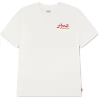 Levi's Kids T-shirt met backprint - wit Jongens Katoen Ronde hals Backprint - maat 140