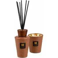 Ptmd Exclusive Oak Blackcurrant - Geschenkset Geurkaars 900 g & Geurstokjes 1 L