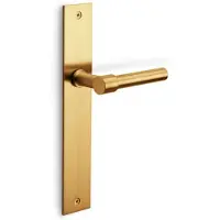 Formani Piet Boon ONE PBL15P236SFC deurkruk op schild - PVD mat goud