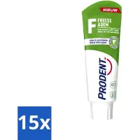 Prodent 15 x – Tandpasta – Frisse Adem – Pro-Zinc Technologie - Voordeelverpakking - 15 stuks