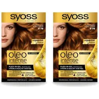 Syoss 2 x Oleo Intense 6-78 Permanente Haarkleuring Koperblond - Voordeelverpakking - 2 stuks