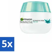 Garnier - SkinActive - Dagcrème met Aloë Vera - Geschikt voor alle huidtypes - 50 ml - Voordeelverpakking - 5 stuks