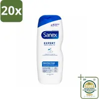 Sanex 20 x – Douchegel – Expert Skin Health Protector – 600 ml - Wasstrips - Douchegel - Huidversterkend - Huidgezond - Hydraterend - Huidbarrière