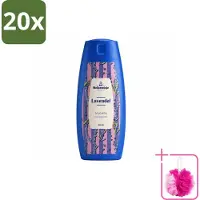 Melkmeisje 20 x – Douchegel – Lavendel – Zacht Huidgevoel – 300 ml - Bulkverpakking - Badcrème - Douchemop - Douchecrème