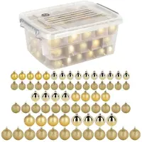 PerfectLED Kerstballen set | | 70 stuks (Goud)