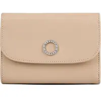 Esquire Leer portemonnee Athena RFID Lady Wallet Beige