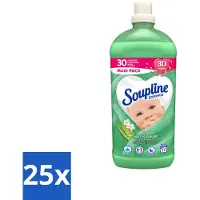 Soupline 25 x - Wasverzachter - Aloë Vera Concentraat - 77 Wasbeurten - Voordeelverpakking - 25 stuks
