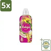 Robijn 5 x – Wasverzachter – Tropical – 765 ml - Grootverpakking - Koffie - Koffiezetapparaat - Koffiezetapparaat