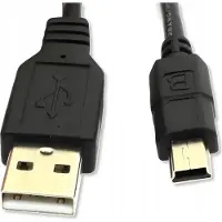 GSM Hurt USB-A-kabel DKE2, Mini USB voor camera- en navigatiekabels, lang, 5 meter