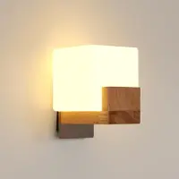 COMELY Osairous Wandlamp Interieur, Drie Kleuren, Dimbaar (17 * 17 * 12 cm) – Afmetingen 17*17*12 cm, kleurtemperatuur 3000K-4500K-6500K