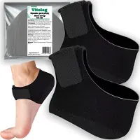 Vitolog Serie - Hielspoor Kussen - Zwart - Amortiserend - Neopreen
