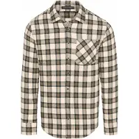 No-excess Overhemd taupe / olijfgroen / jade groen