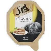 Sheba Classic Paté Katten Natvoer - Kip - 22 x 85 gram