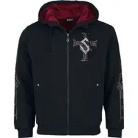 Sabaton Vest met capuchon - EMP Signature Collection - S tot XXL - voor Mannen - zwart - Maat S