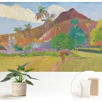 Wallfluent Fotobehang - Groente Vliesbehang - 152x104 cm - Exotische Natuur Muurschildering - Slaapkamer behang Landschappen - Fotobehang Vlies - Slaapkamer behang