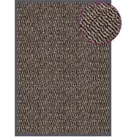 Zakito Flexibele Deurmat met Antislip Rubberen Onderkant - 40x60 cm - Donkerbruin