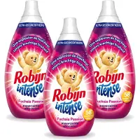 Robijn 3 x Intense - Wasverzachter - Intense Fuchsia Passion - 870ml - 58 Wasbeurten - Voordeelverpakking - 3 stuks