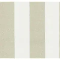 Dutch Wallcoverings vliesbehang streep - wit/beige