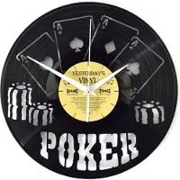 Yesterdays Vinyl Vinyl Klok Poker - Gerecycled Vinyl