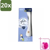 Glade 20 x - Startset Automatische Spray - Pure Clean Linen - 269 ml - Bulkverpakking - Geur versgewassen linnengoed - Douchemop - Geur Pure Clean Linen