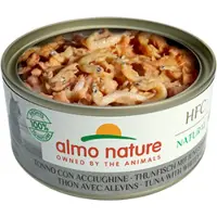 Almo Nature 48x HFC Natural Kattenvoer Nat Blik Tonijn & Ansjovis 150 gr