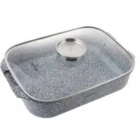 Zilner Marmite Braadpan 6L met Marmercoating - Geschikt voor Inductie