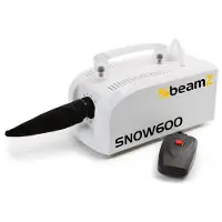 Beamz SNOW600 sneeuwmachine 600W met afstandsbediening - Wit