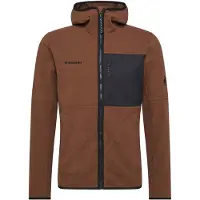 Mammut - Tamaro Midlayer Hooded Jacket - Fleecevest M, bruin