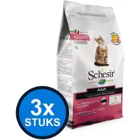 Schesir 3x - Kattenvoer - Droogvoer - Gesteriliseerd Kip - 1,5kg