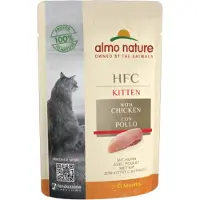 Almo Nature 48x HFC Complete Kattenvoer Nat Kitten Kip 55 gr