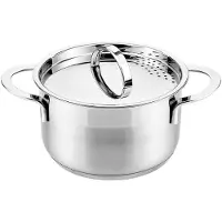 Maestro Inox Pan 3L - 20cm, RVS, Met Deksel met Zeef
