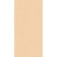 Bimago Zelfklevend Behang – Waving Lines - Creamy Grid on a Noisy Pastel Background – 49 x 1000 cm – 4,9 m² – Meerkleurig – Modern Wandbehang voor Woonkamer, Slaapkamer, Kinderkamer en Kantoor
