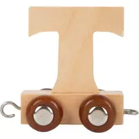 Small Foot - Houten Lettertrein - T - 12 stuks