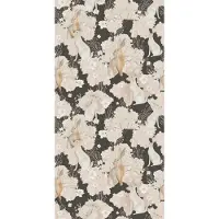 Bimago Behang – White and beige hares – Premium Vliesbehang – 50 x 1000 cm – 5 m² – Meerkleurig – Modern Wandbehang voor Woonkamer, Slaapkamer, Kinderkamer en Kantoor