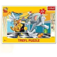 Trefl Puzzel Keuken Delicatessen 15 Stukken met Frame